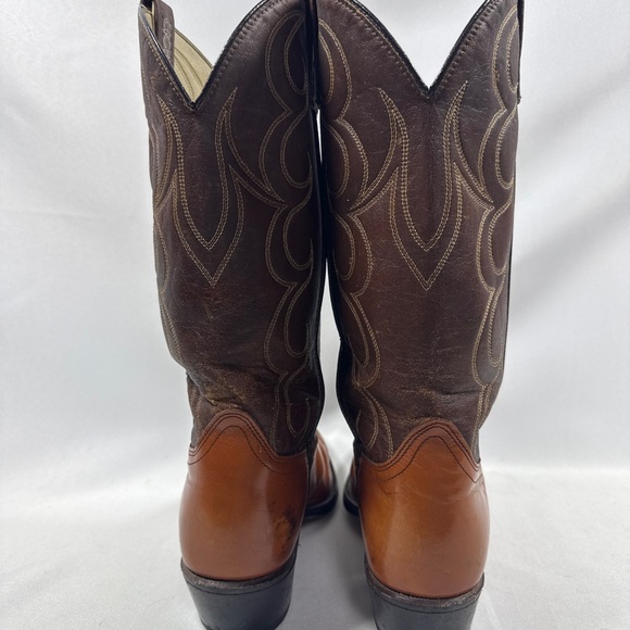 ACME Vintage Western Cowboy Boots Leather Lizard Toe Women’s 8.5 - Picture 8 of 16